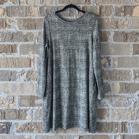 Pact Revive Organic Cotton Shift Dress Camo Tortoise Size XL - Picture 1 of 6
